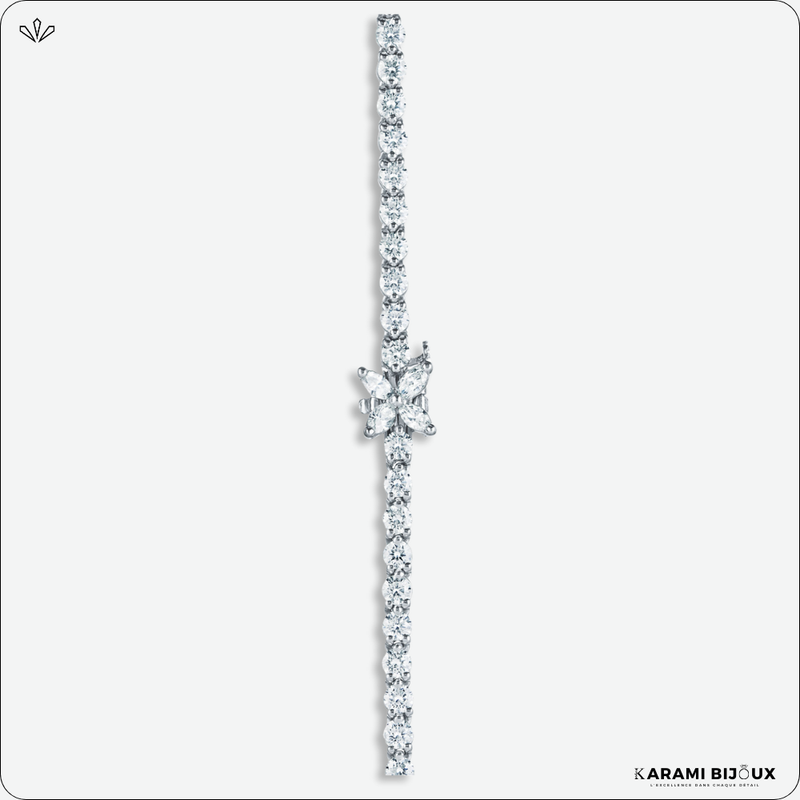 Collier Chaîne Brillante – Élégance Cristalline