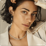 Collier Chaîne Brillante – Élégance Cristalline