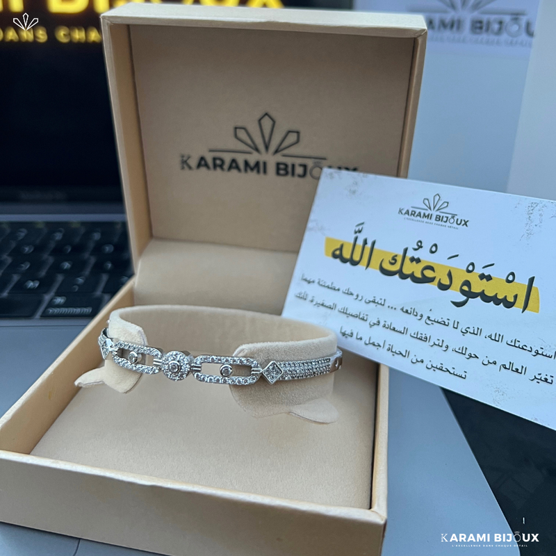 Bracelet "Aurore" en argent 925