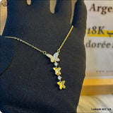 Collier Papillon Élégance – Argent 925 Doré à l’Or 18K