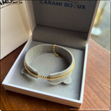 Gourmette Revier en argent 925 dorée à l’or 18K