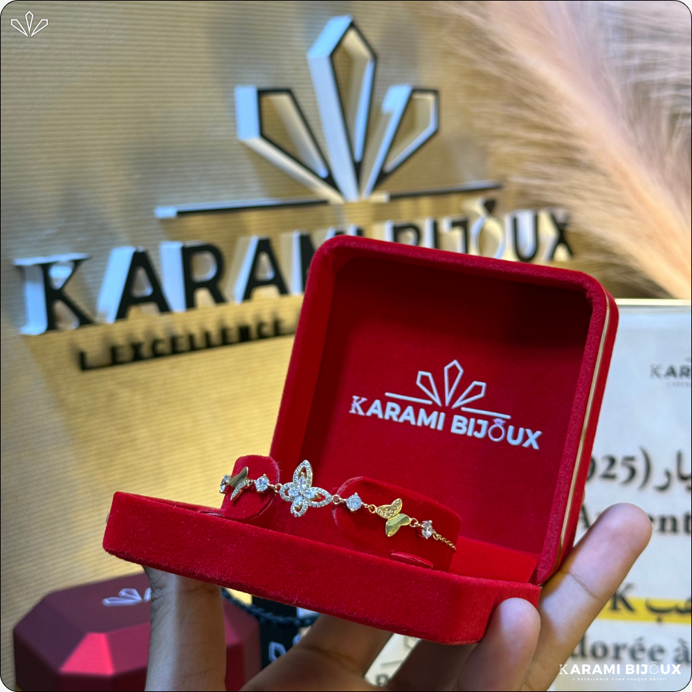 Gourmette Maldova en argent 925 dorée à l’or 18K