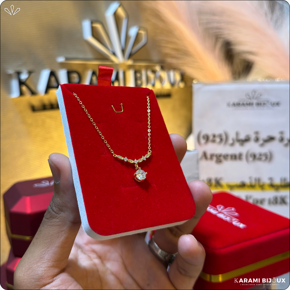 Collier Vilmora – Argent 925 Doré à l’Or 18K