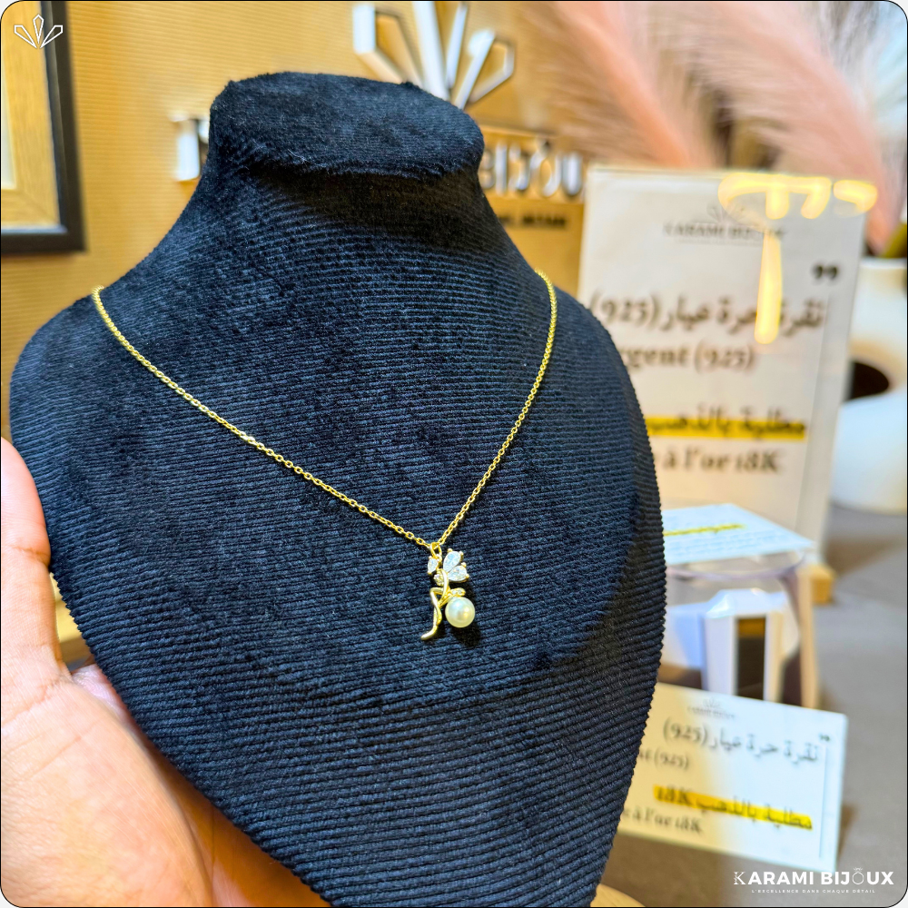 Collier Amiira en argent 925 dorée à l’or 18K