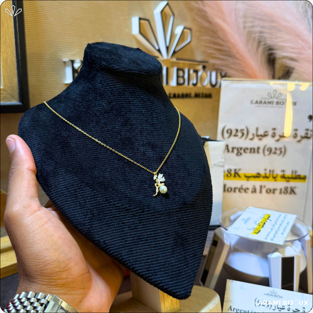 Collier Amiira en argent 925 dorée à l’or 18K