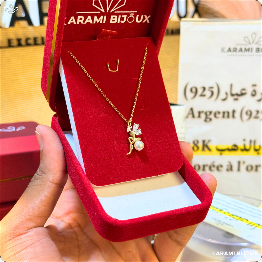 Collier Amiira en argent 925 dorée à l’or 18K