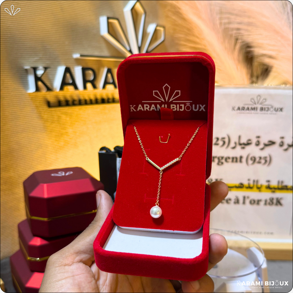 Collier Viloria en argent 925 dorée à l’or 18K
