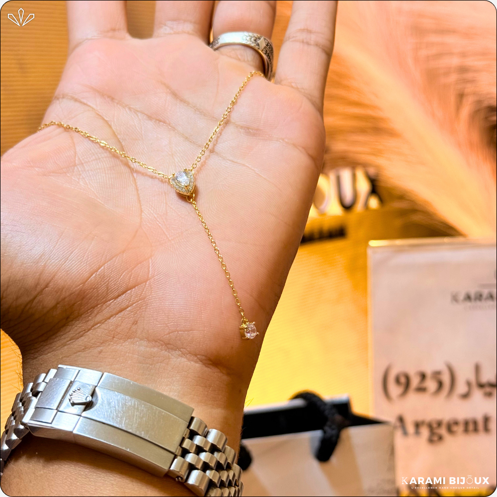 Collier Tavila Argent 925 Doré à l’Or 18K