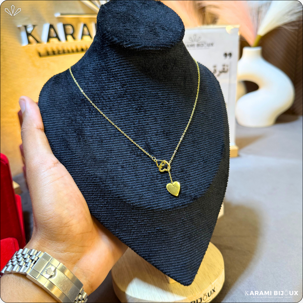 Collier Griabla Argent 925 Doré à l’Or 18K