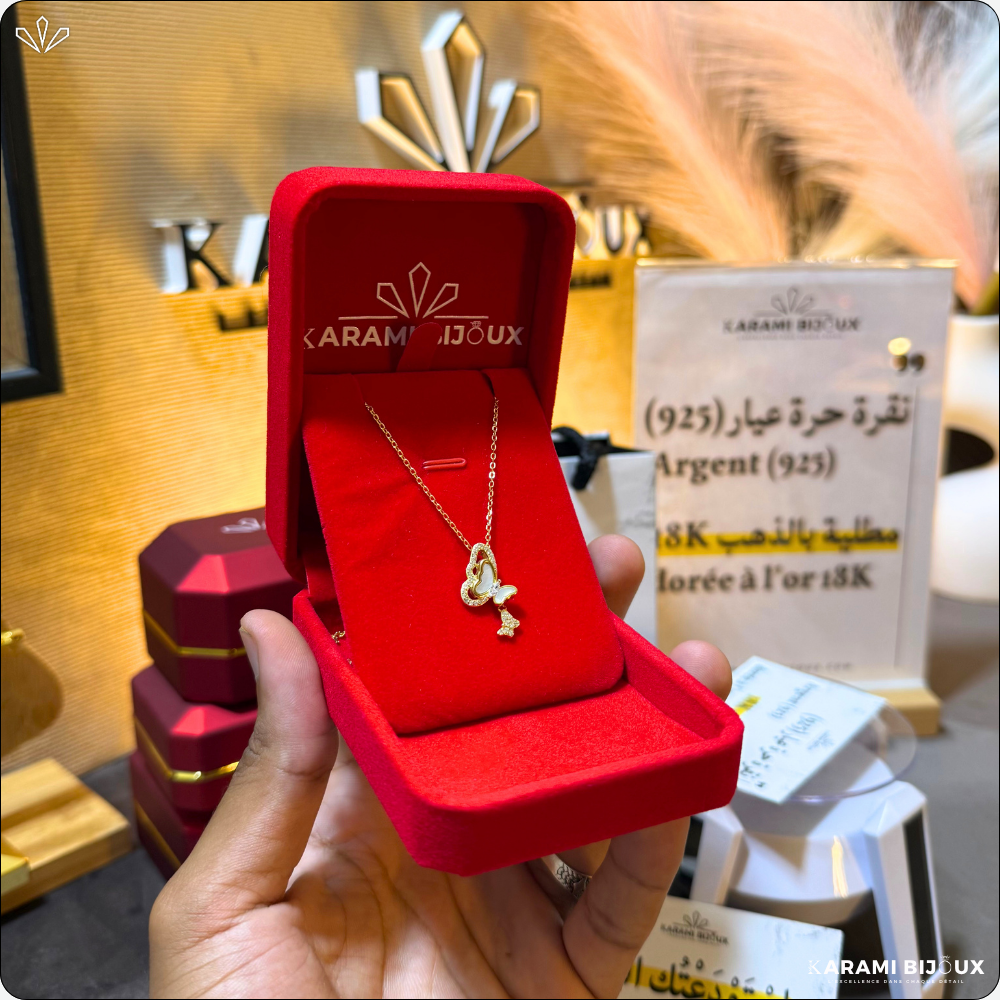 Collier Pavila en argent 925 dorée à l’or 18K