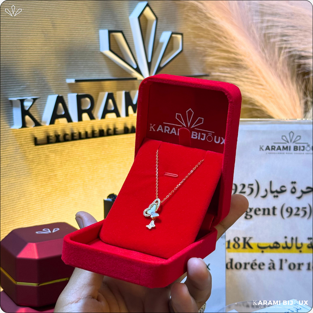 Collier Pavila en argent 925 dorée à l’or 18K