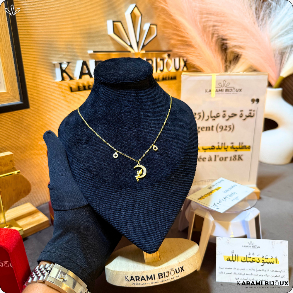 Collier Adriana – Argent 925 Doré à l’Or 18K