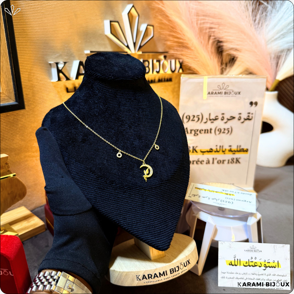 Collier Adriana – Argent 925 Doré à l’Or 18K