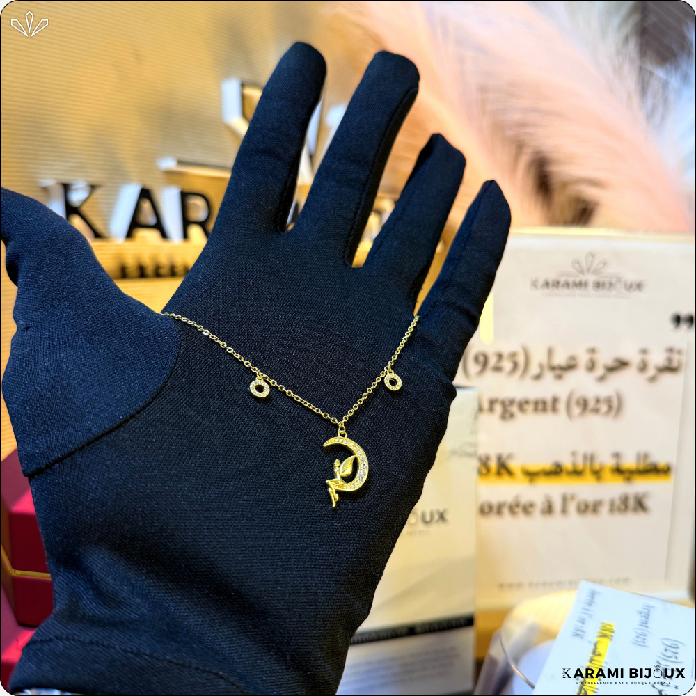 Collier Adriana – Argent 925 Doré à l’Or 18K