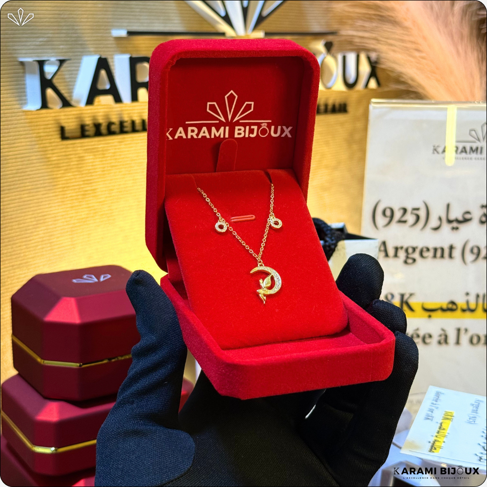 Collier Adriana – Argent 925 Doré à l’Or 18K