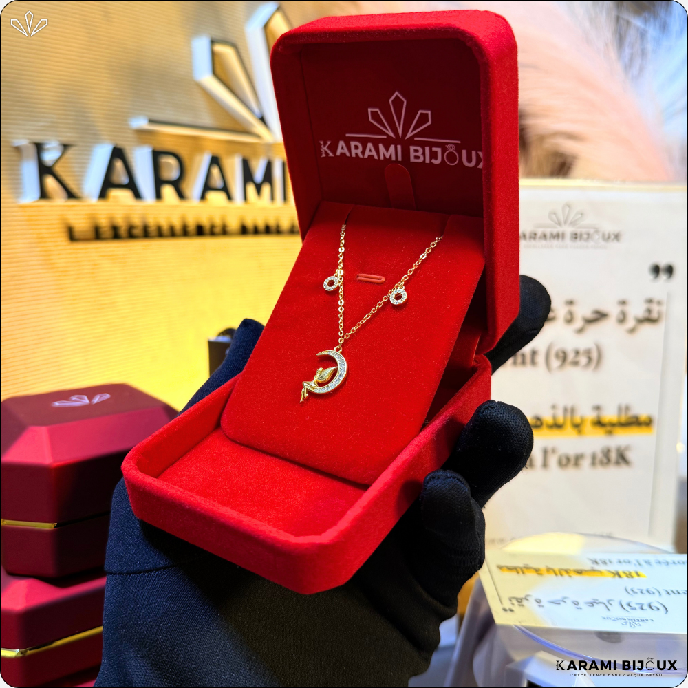 Collier Adriana – Argent 925 Doré à l’Or 18K