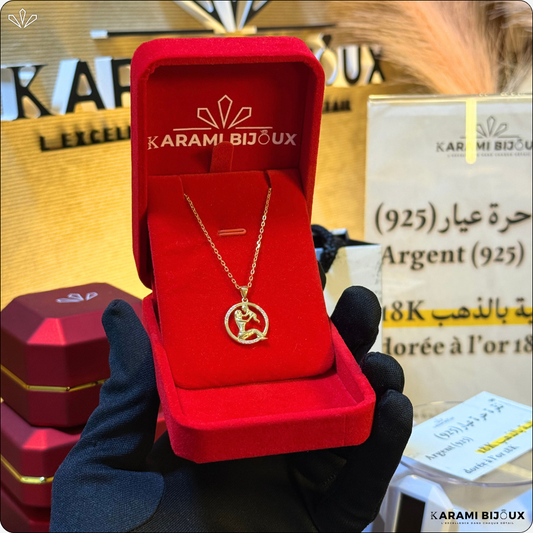 Collier Madre Argent 925 Doré à l’Or 18K