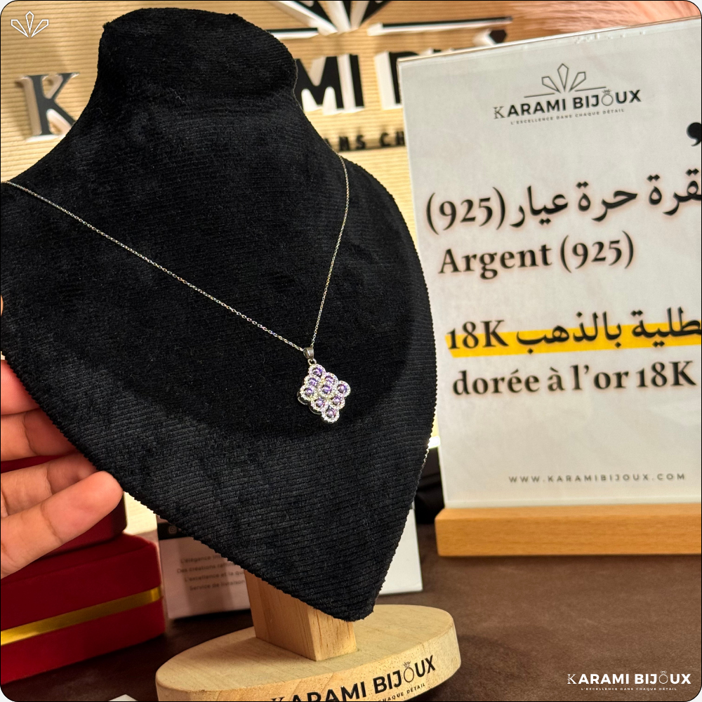Collier Princess en argent 925 dorée à l’or 18K
