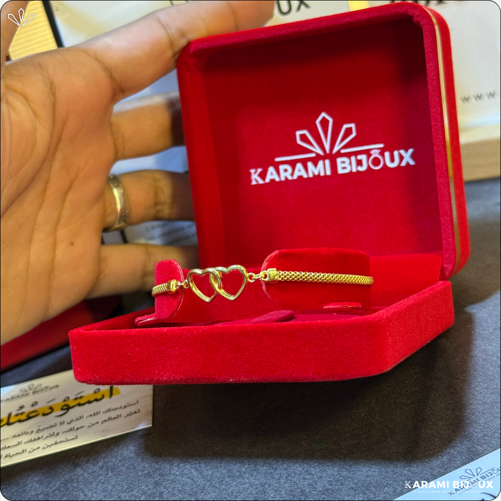 Gourmette LOVA en argent 925 dorée à l’or 18K