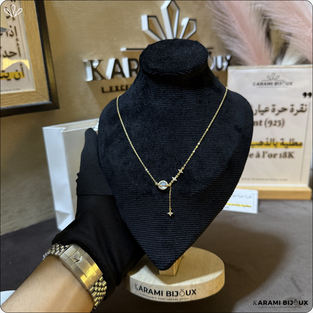 Collier M0707 – Argent 925 Doré à l’Or 18K