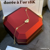 Gourmette Oris Heart en argent 925 dorée à l’or 18K