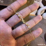 Gourmette Vinis en argent 925 dorée à l’or 18K