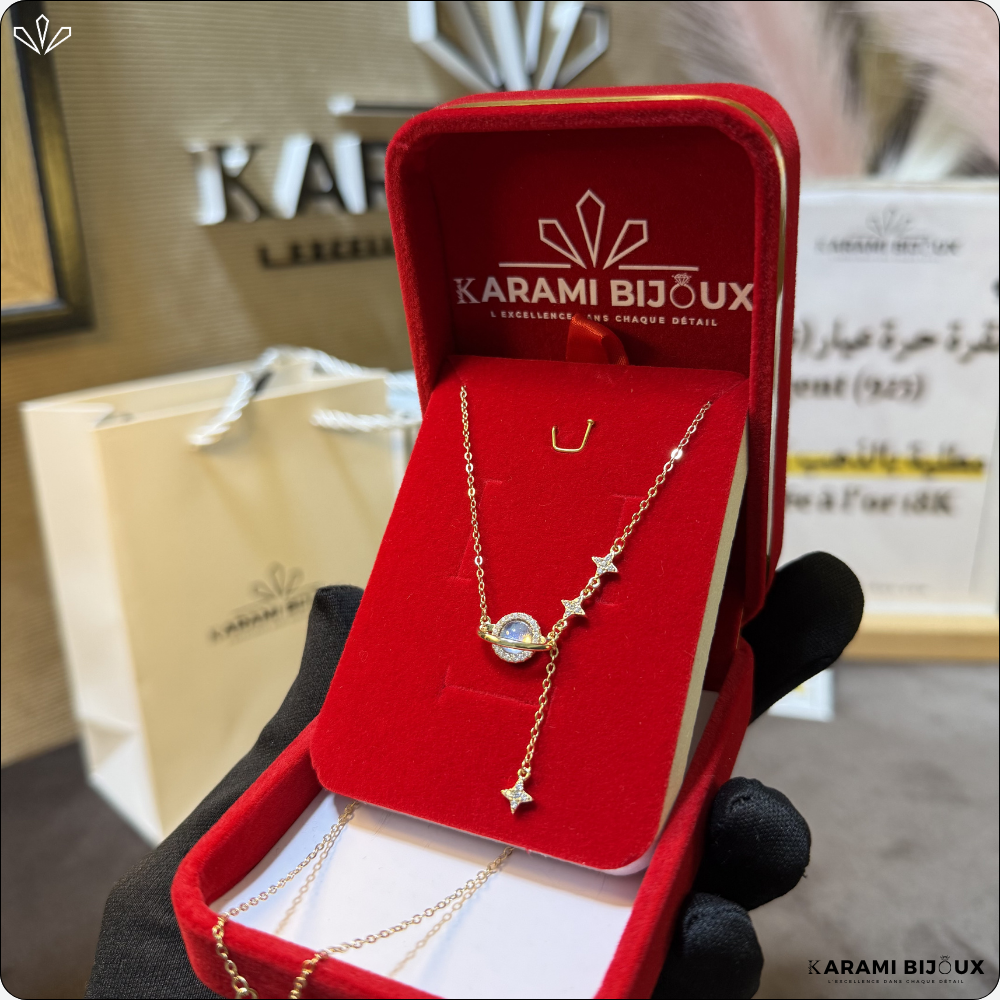 Collier M0707 – Argent 925 Doré à l’Or 18K