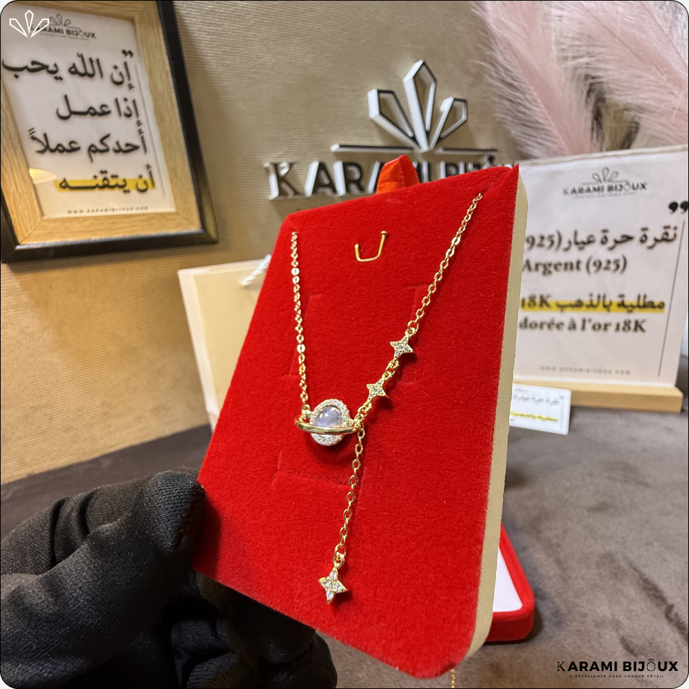 Collier M0707 – Argent 925 Doré à l’Or 18K