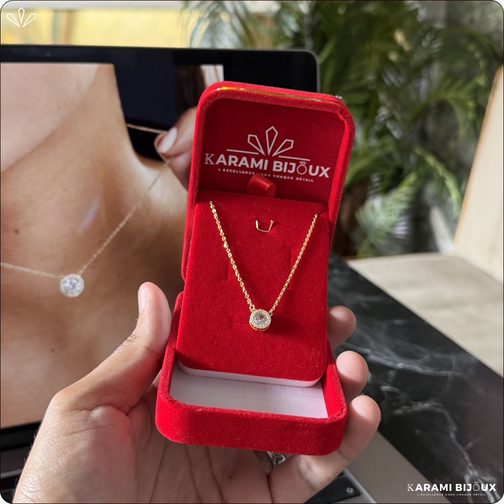 Collier Palma en argent 925 dorée à l’or 18K