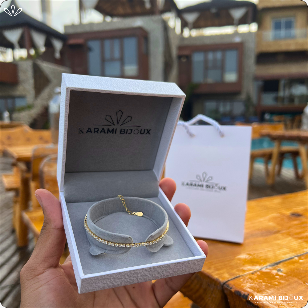 Gourmette Revier en argent 925 dorée à l’or 18K