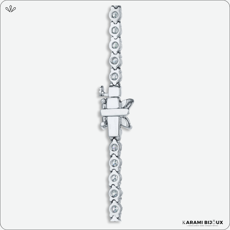 Collier Chaîne Brillante – Élégance Cristalline