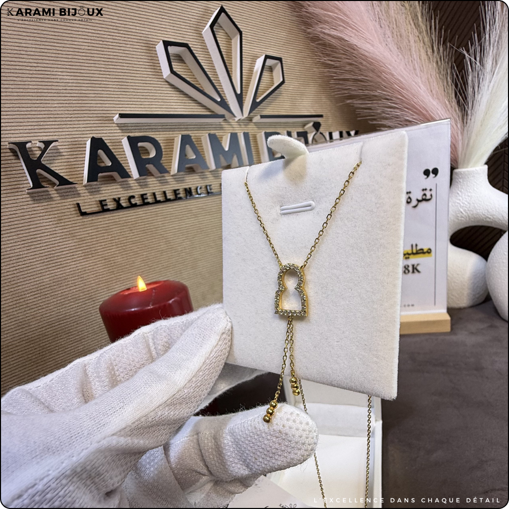 Collier V0768 – Argent 925 Doré à l’Or 18K